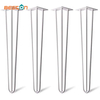 New Design Furniture Wholesale Metal Chrome Hairpin Table Legs