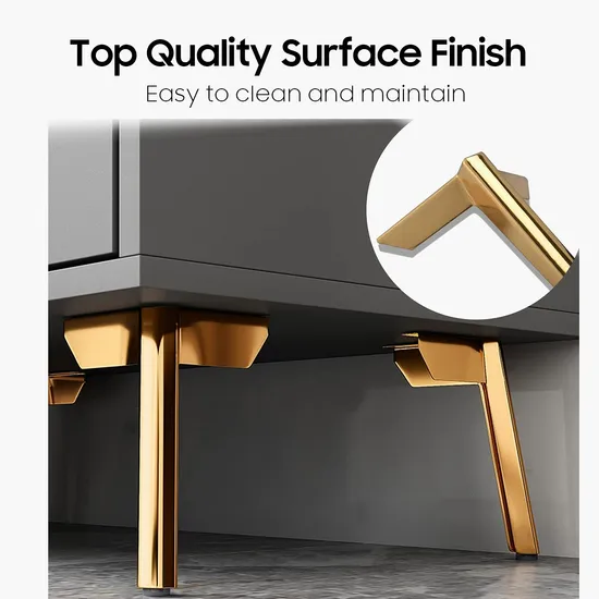 New Material Sofa Legs Furniture Hardware Parts Chrome Cabinet Leg for Sofa