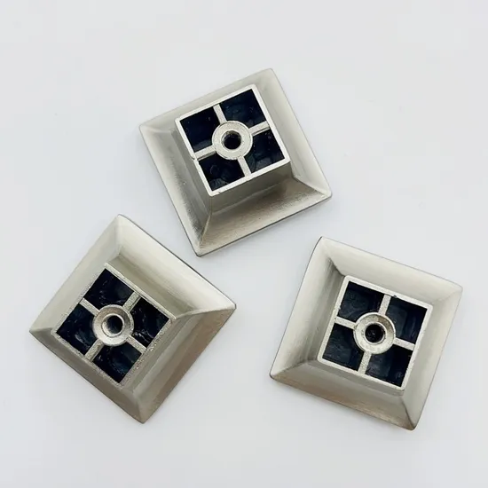 Brushed Nickel Kitchen Cabinet Drawer Knobs Zinc Square Cabinet Knobs Dresser Drawers