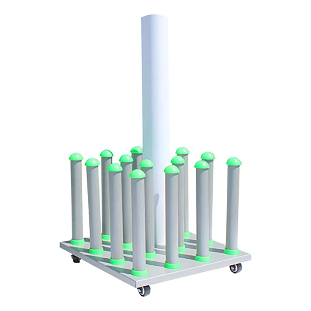 Industrial Mobile Vinyl Roll Storage Rack, Roll Media Display Rack