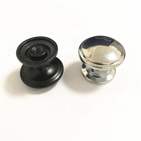 Furniture Hardware Round 30mm Diameter Black Pull Knob