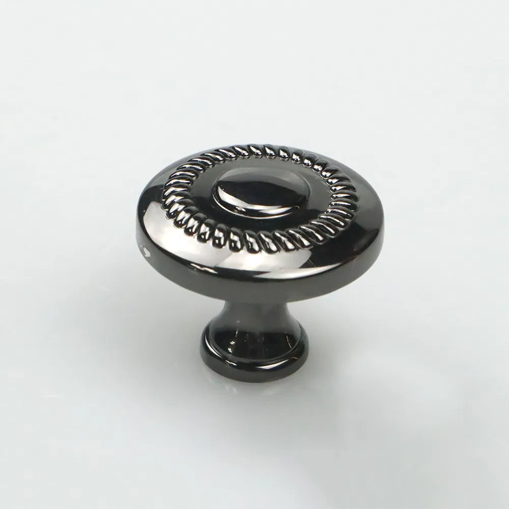 Cabinet Knob Zinc Alloy Black Nickel Dresser Drawer Knobs and Pull