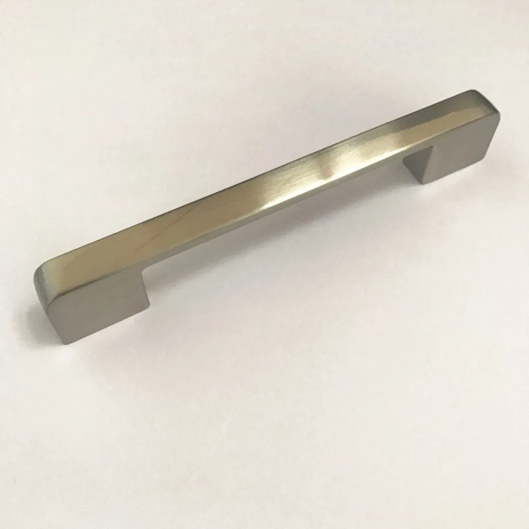 Furniture Hardware Zinc Alloy Kitchen Bathroom Brush Nickel Cabinet Pull Handle