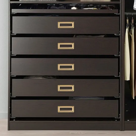 Cabinet Pull Ring Tatami Cabinet Drawer Dark Handle Zinc Alloy Invisible Handle