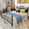 Adult Metal Tube Iron Steel King Queen Double Single Metal Beds Frame