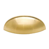 Handle Brushed Antique Brass Gold Cabinet Hardware Bin Cup Drawer Handle Pull