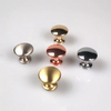 Zinc Alloy Furniture Hardware Kitchen Room Interior Black Round Mushroom Knob