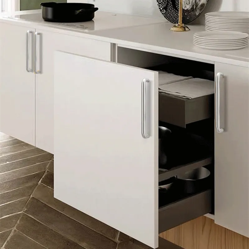 Stainless Steel Nickel Solid Round U Shape Cabinet Drawer Door Pull Handle