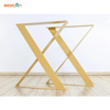 Furniture Office Dining Desk X Shape Steel Coffee Dining Metal Table Legs