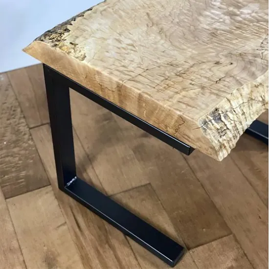 Black Steel Table Solid Iron Bar Laptop Desk DIY Bench Table Legs