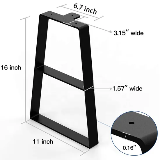 Metal Furniture Steel Iron Dining Table Legs