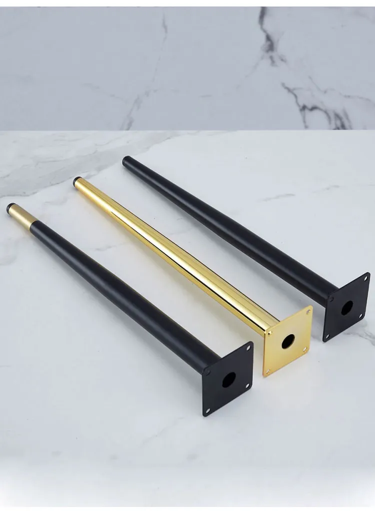 Tapered Chair Gold Iron Brass Steel Furniture Metal Coffee Dining Table Legs