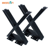 Heavy Duty Furniture Restaurant Dinning Desk Feet Metal Shape X Table Legs