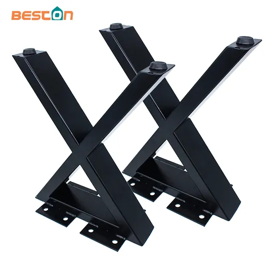 Heavy Duty Furniture Restaurant Dinning Desk Feet Metal Shape X Table Legs