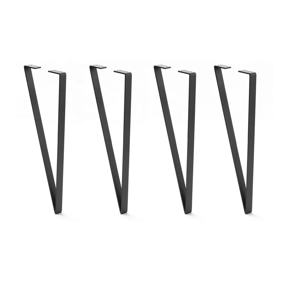 Modern Style Furniture Table Legs Vanity Legs Bent Metal