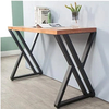 Industrial Style Durable Metal Table Legs Frame X-Shape Base for Furniture Legs