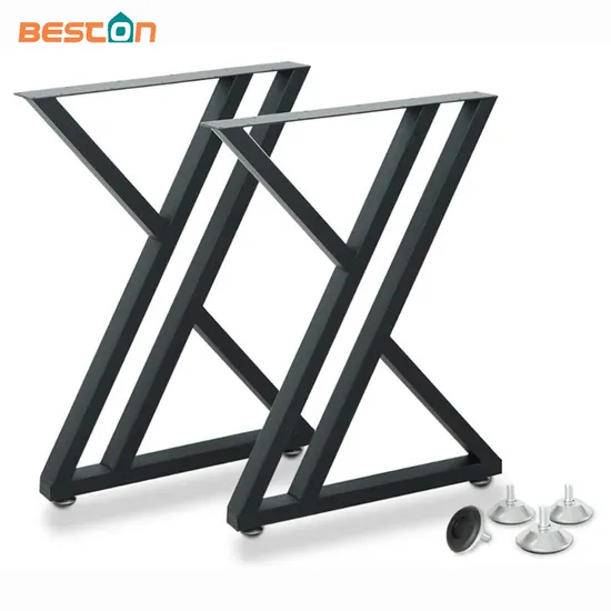 Metal Cast Iron Frame Shaped Coffee Dining Living Room Table Legs