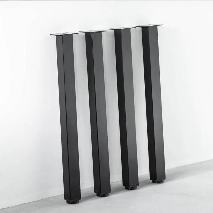 Adjustable Furniture Hardware Fashion Design Round Metal Height Feet Table Legs