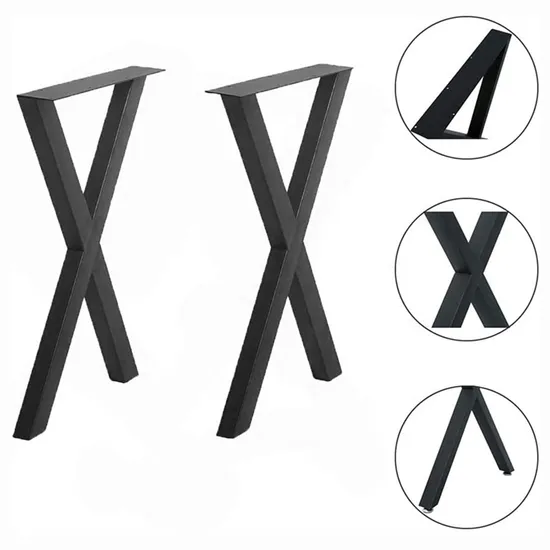 Manufacture Craft Furniture Dinning Computer Desks Square Heavy Duty Metal Table Legs