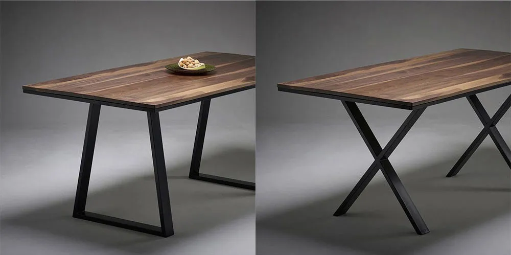 Furniture Office Dining Desk Square Metal Modern Luxury Table Legs