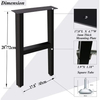 Industrial Style Wholesale Durable A Shape Metal Table Legs