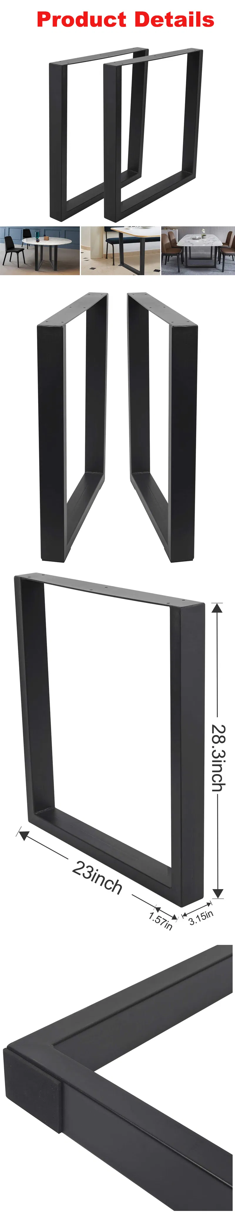 Furniture Legs Square Industrial Country Style Table Legs for Home