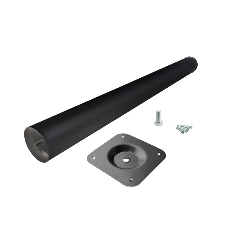 Long Round Pipe Chrome Stainless Steel Furniture Table Legs