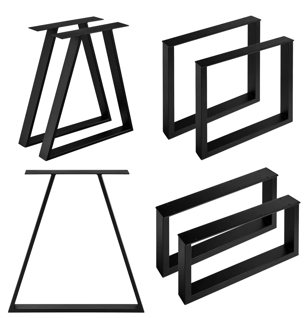 Furniture Office Restaurant Dining Desk Feet Steel Cast Dining Metal Table Legs