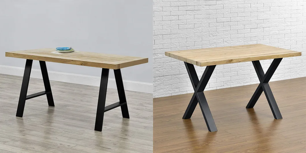 Furniture Office Restaurant Dining Desk Feet Steel Cast Dining Metal Table Legs