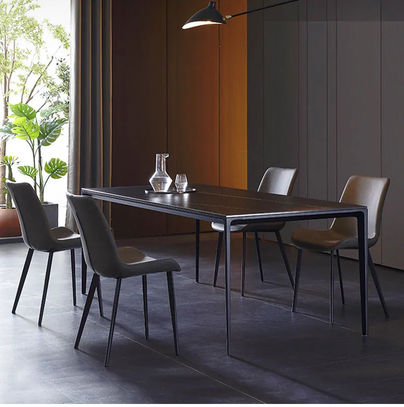 Furniture Office Dining Desk Industrial Metal Aluminum Alloy Glass Marble Table Legs