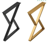 Metal Desk Legs Z Shape Dining Table Legs