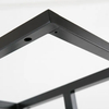 Modern Mobile Snack Nightstand L Sofa Table Frame