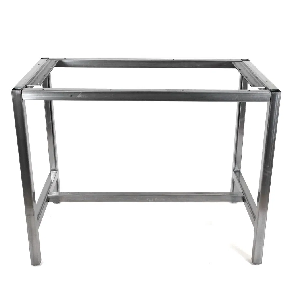 Modern Office Desk Dining Table Stainless Steel Table Frame