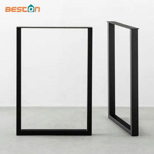 Vintage Industrial Restaurant Cast Wrought Iron Steel Furniture Dining Metal Table Leg