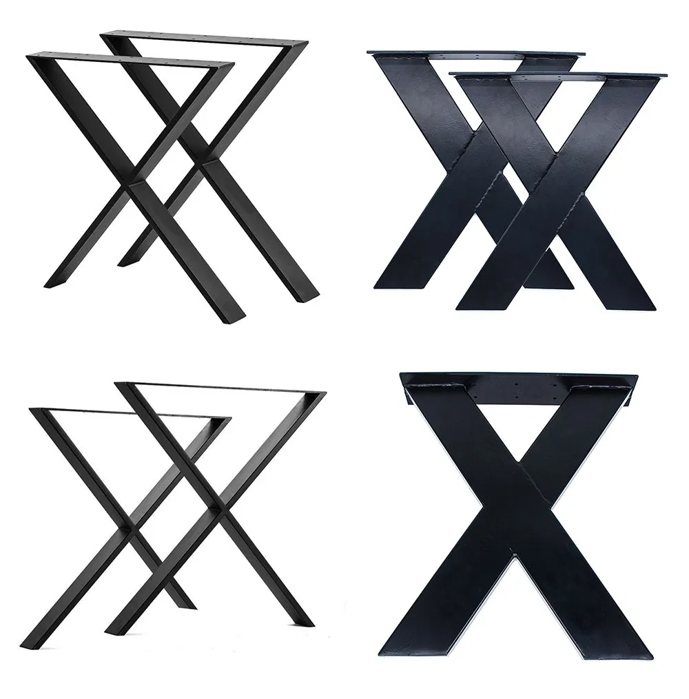 Wholesale Sale Custom Industrial Modern Furniture Trapezoid Square Desk Table Legs