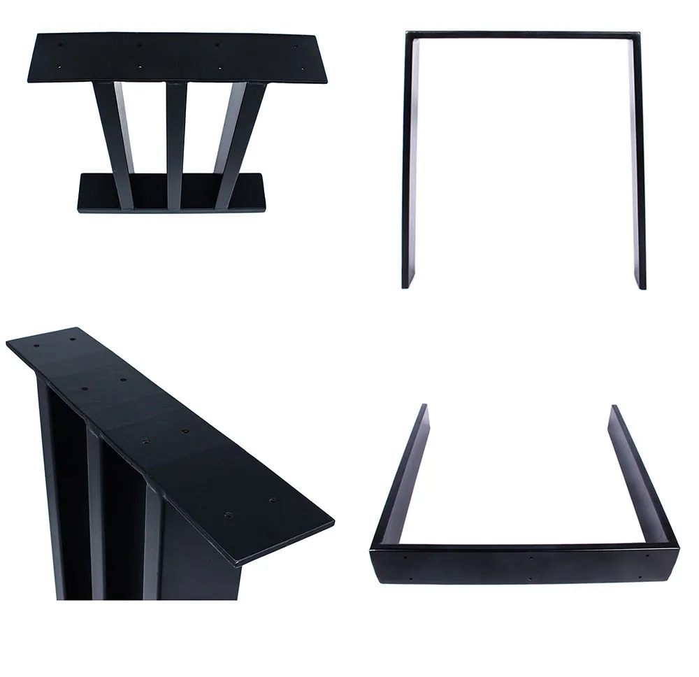 Wholesale Sale Custom Industrial Modern Furniture Trapezoid Square Desk Table Legs