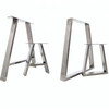 Factory Price Trapezoid Modern Stainless Steel Dining Table Legs