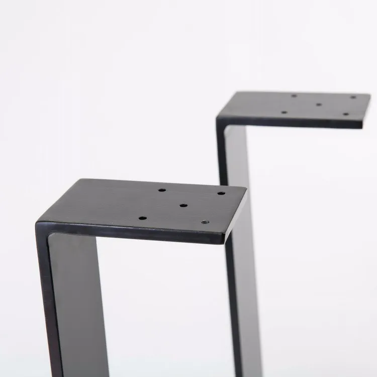 MID-Century Modern Flat Steel Table Legs