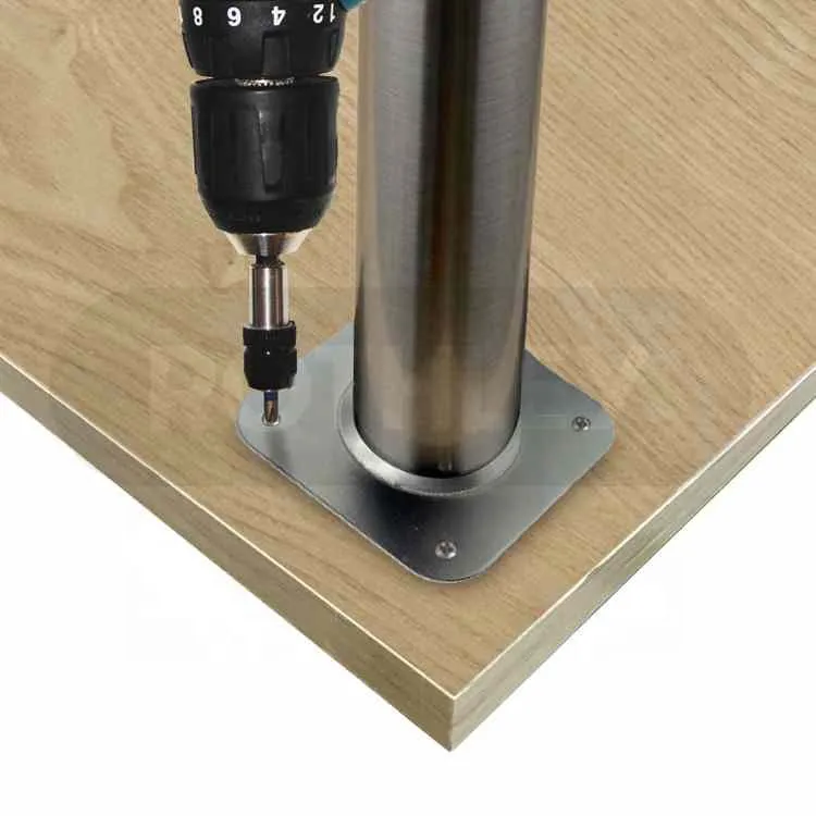 Furniture Counter Metal Cast Iron Round Tube Table Legs