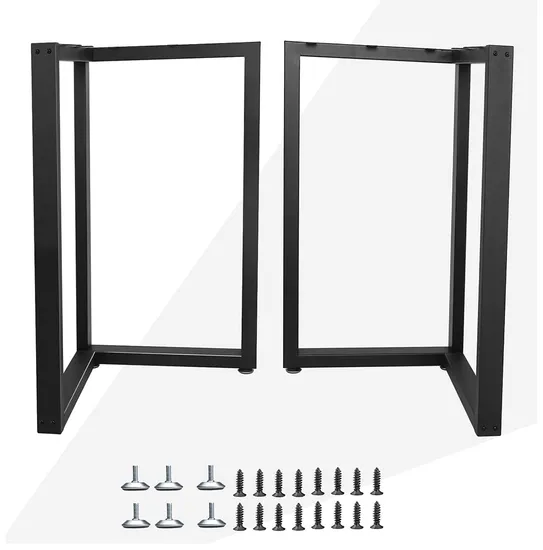 Black Steel Coffee Office Computer Desk Industrial Kitchen Table Legs