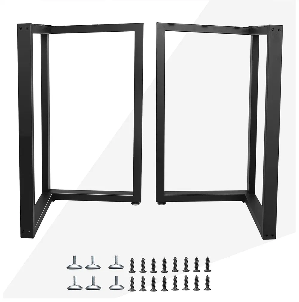 Black Steel Coffee Office Computer Desk Industrial Kitchen Table Legs