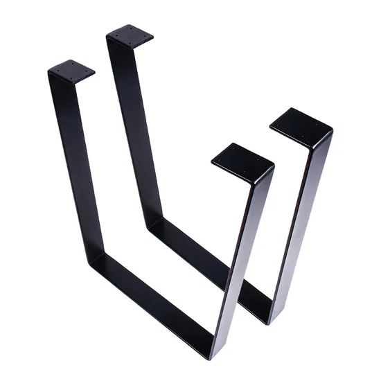 Manufacturer Standard Furniture Square Steel Metal Iron Coffee U Shaped Table Legs