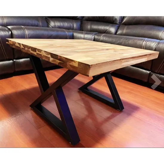 Square Tube Heavy Duty Office Coffee Dining Restaurant Metal Table Legs